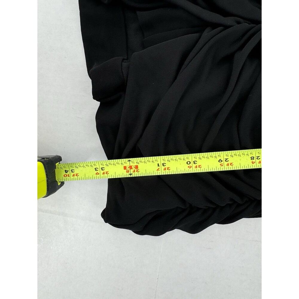 Pinko Dress Sz XS Rouched Party Grunge Holes Black Sexy Cocktail Whimsigoth Emo - Picture 15 of 16